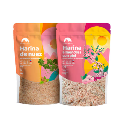 Harina de Almendras con piel + Harina de Nuez 2 x 1 Kg