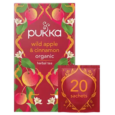 Pukka Wild Apple & Cinnamon 20 Bolsitas X 4 UN