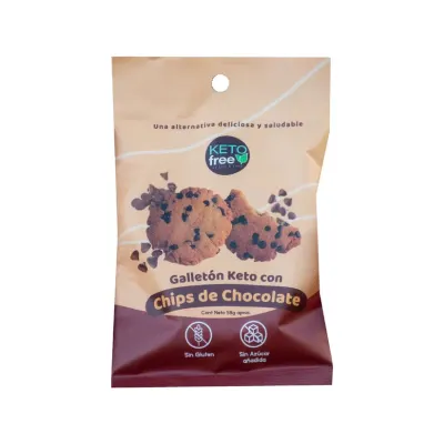 Keto Free Galleton Keto con Chips de Chocolate Sin Gluten