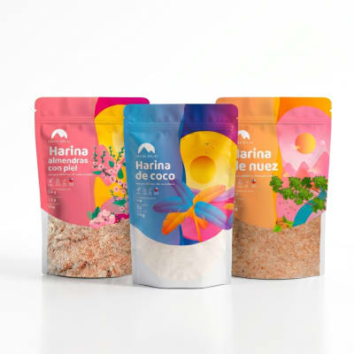 Pack Harinas Keto - Harina Almendra, Coco Y Nuez 3 Kg