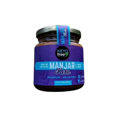 Keto Free Manjar Keto Sin Lactosa