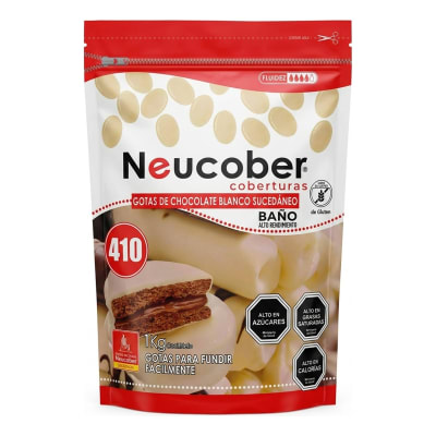 Neucober Cobertura Gotas de Chocolate Blanco 410