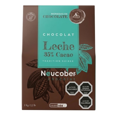 Neucober Monedas Chocolate Leche 35% Cacao 806