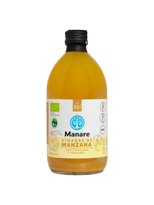 Vinagre de Manzana Curcuma y Jengibre