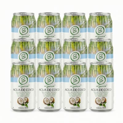 12-Pack Agua de Coco Natural 12 x 330 mL