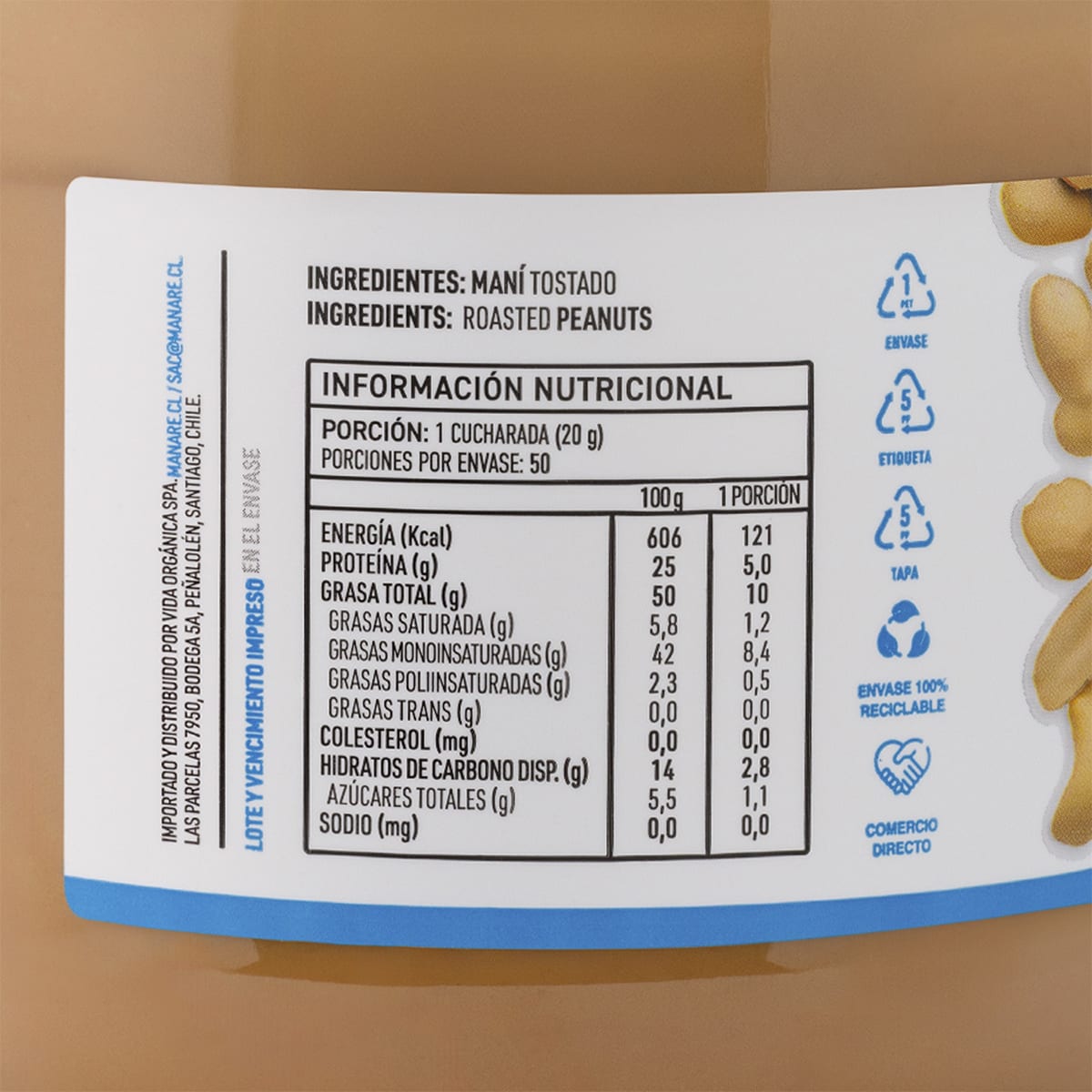 Manare Mantequilla de Mani4