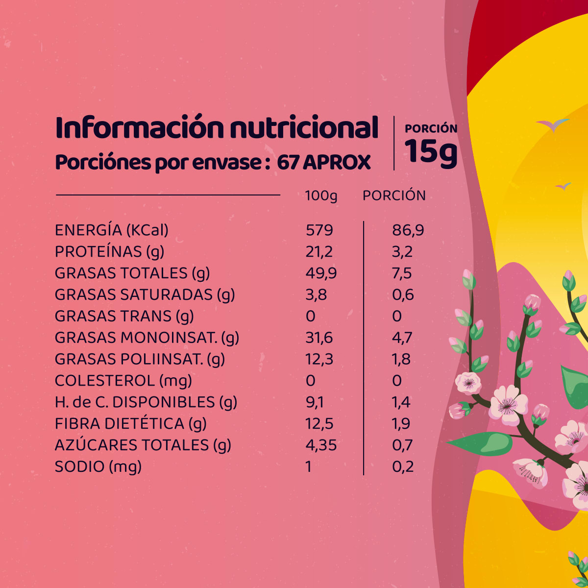 3-Pack Harina de Almendras con Piel 3 x 1 Kg3