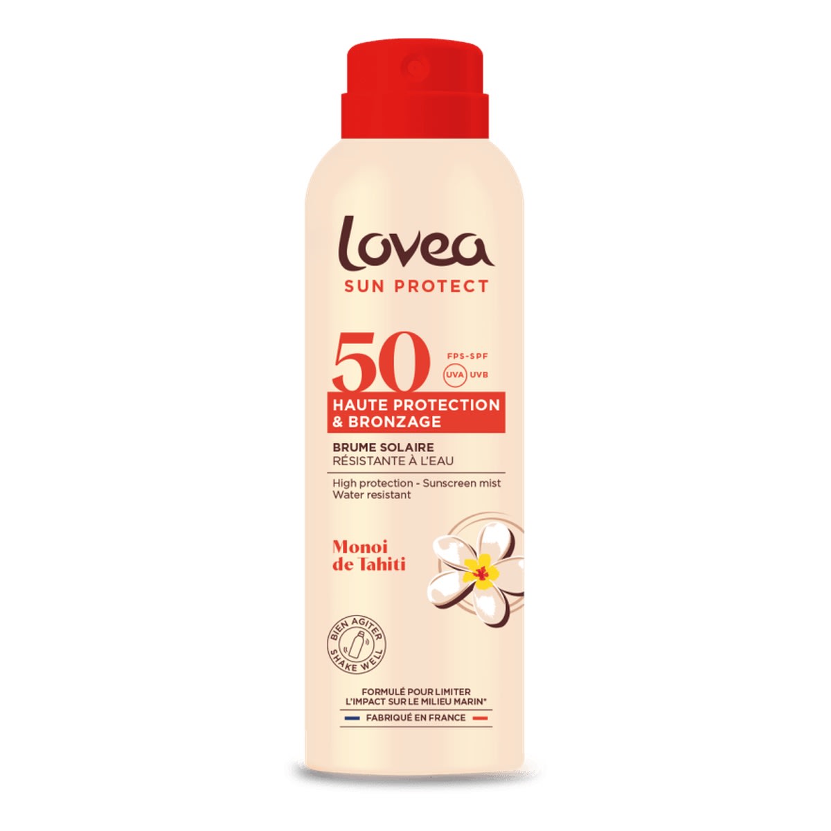 Lovea Bruma de Alta Proteccion y Bronceado FPS50 Aceite de Monoi Tahiti1