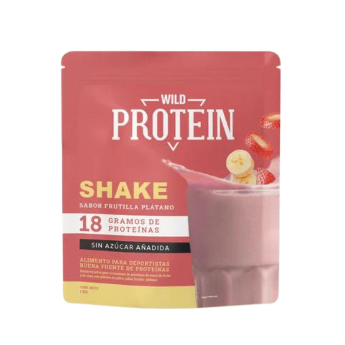 Wild Protein Shake Frutilla Platano1