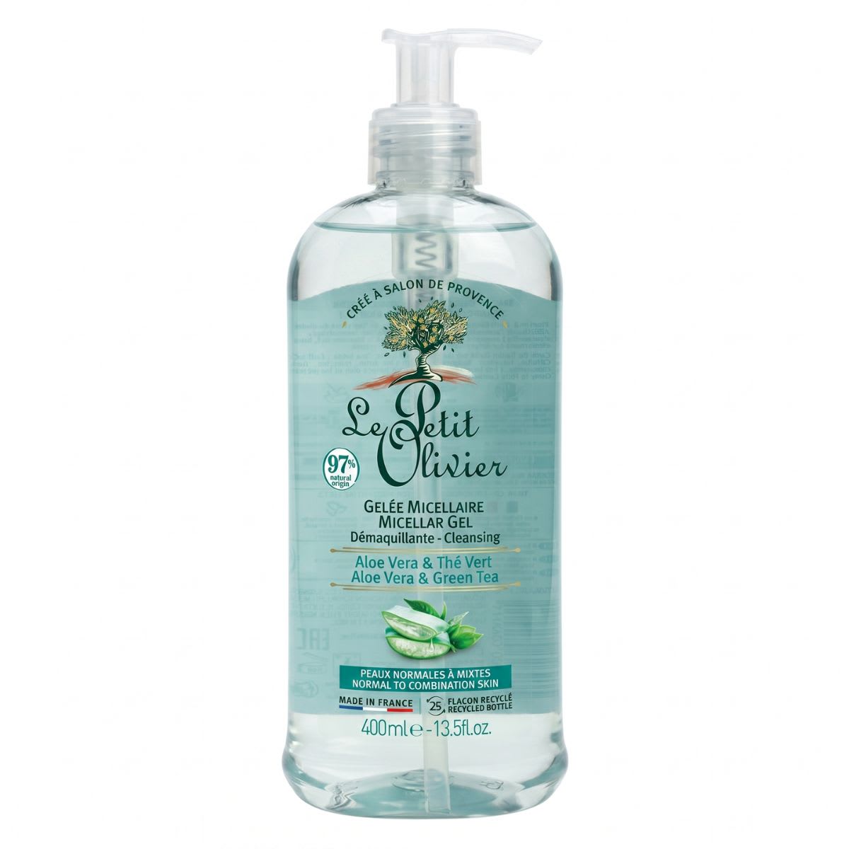 Le Petit Olivier Gel Micelar Desmaquillante Aloe Vera Te Verde1