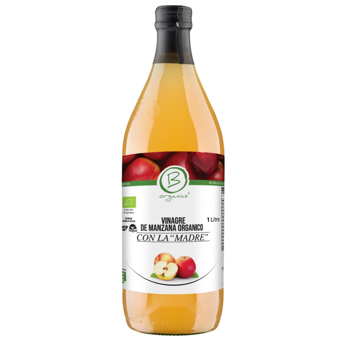 Be Organics Vinagre de Manzana Organico1