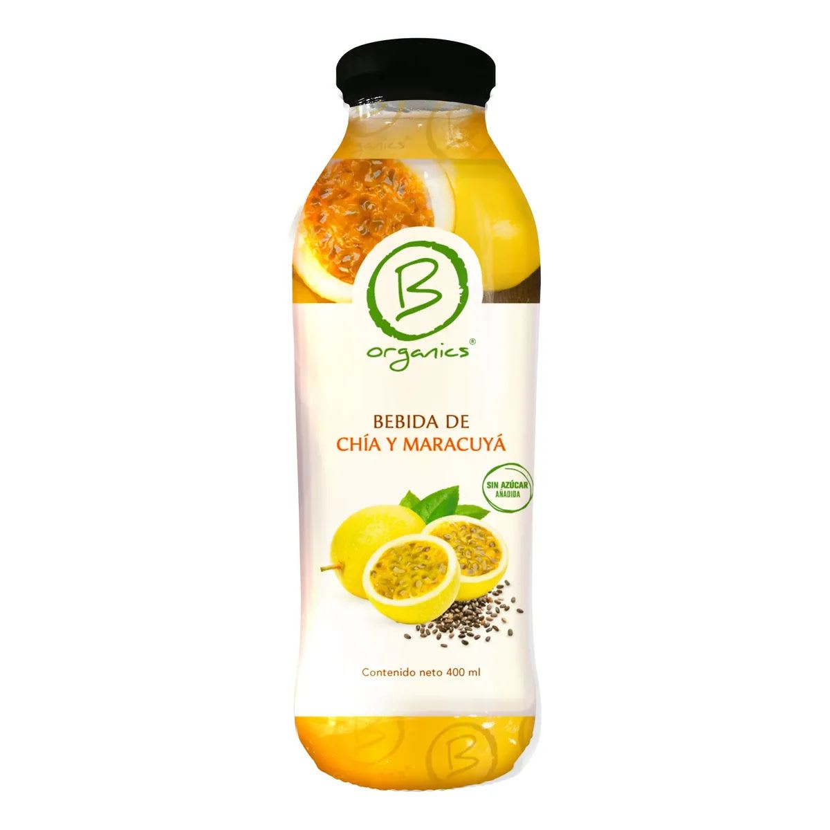 Be Organics Bebida Chia y Maracuya 400 mL1