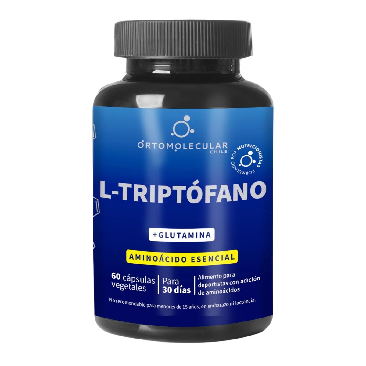 Ortomolecular L-Triptofano + Glutamina 60 caps1