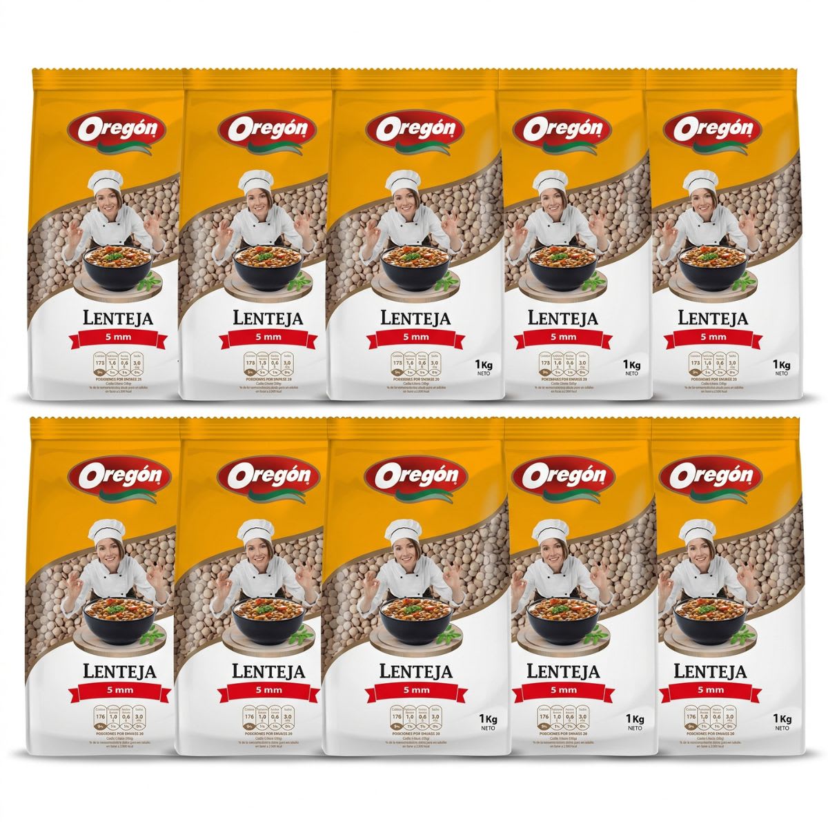 Oregon Lentejas 5mm Manga 10 X 1 Kg1