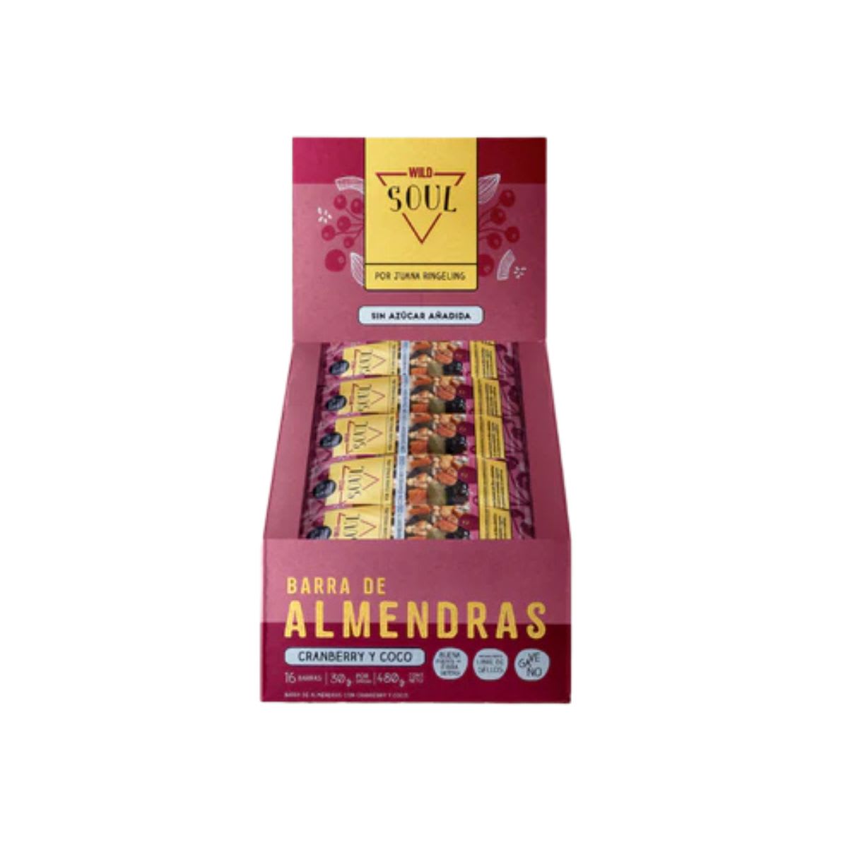 Wild Soul Barrita Nut Cranberries 30 g X 16 UN1