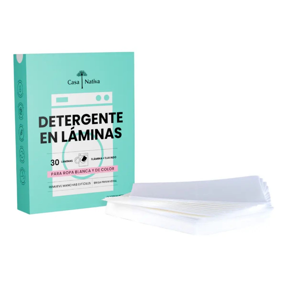 Casa Nativa Detergente en Laminas Brisa Primaveral1