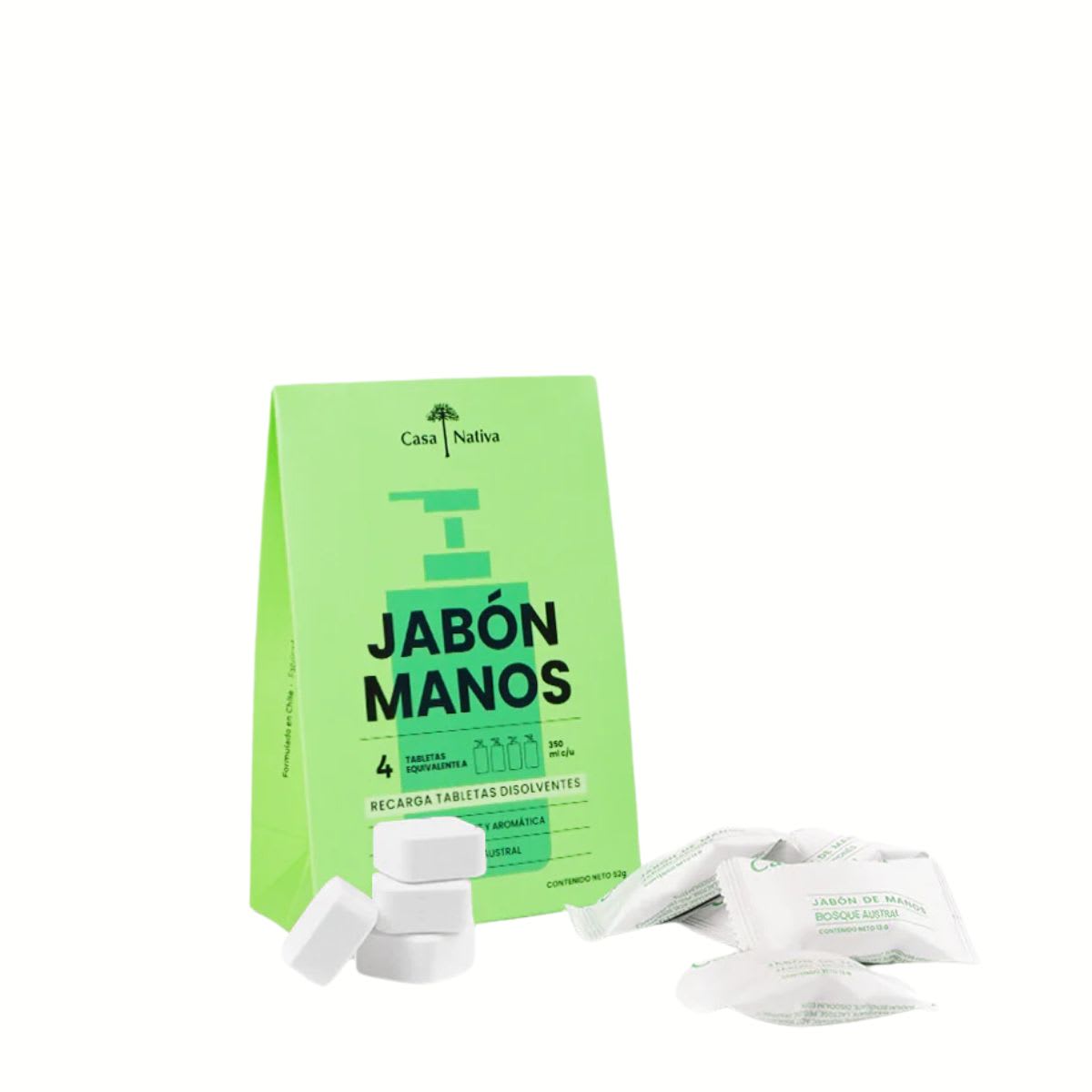 Casa Nativa Recarga Jabon de Manos Espuma Bosque Austral1