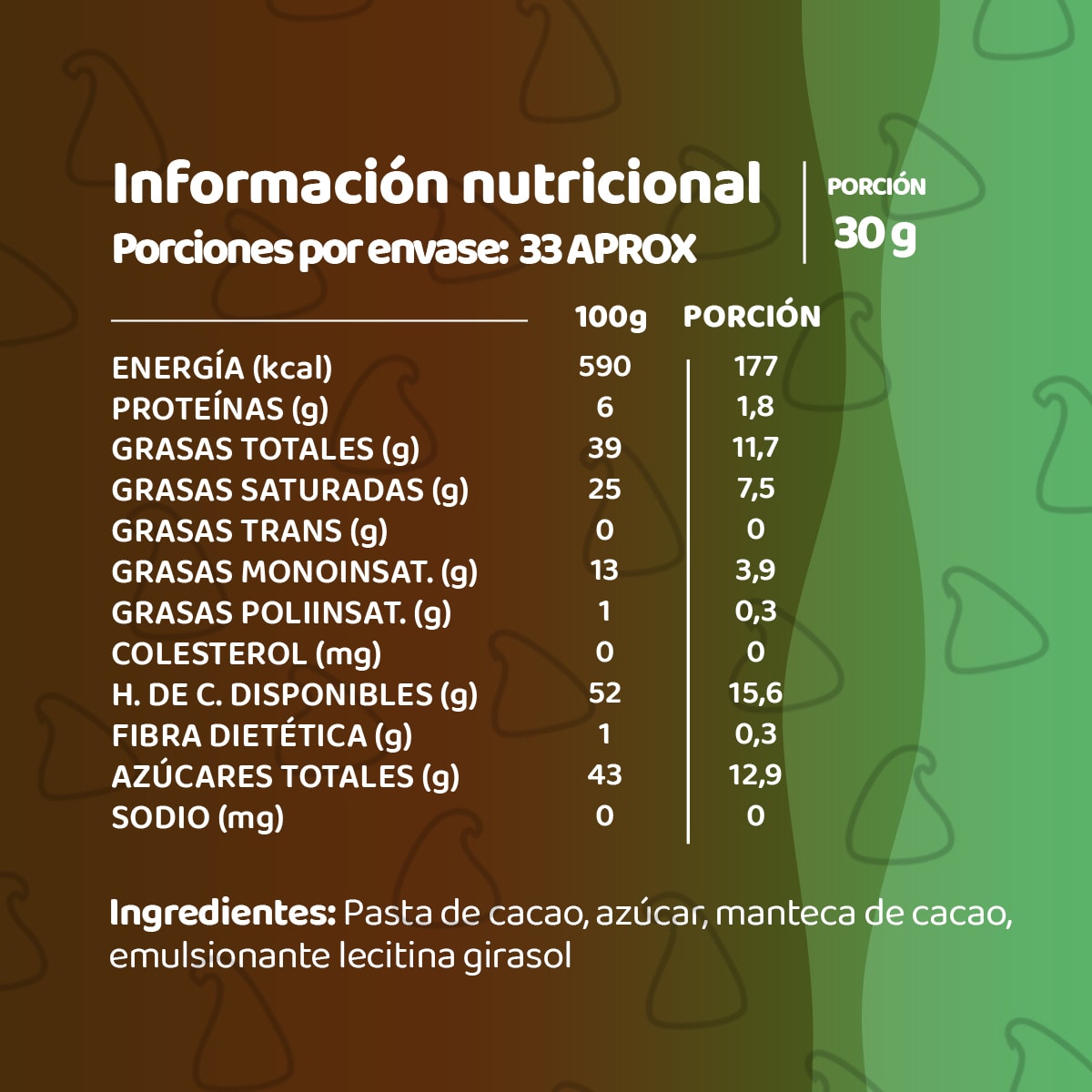 Chips de Chocolate 56% Cacao8