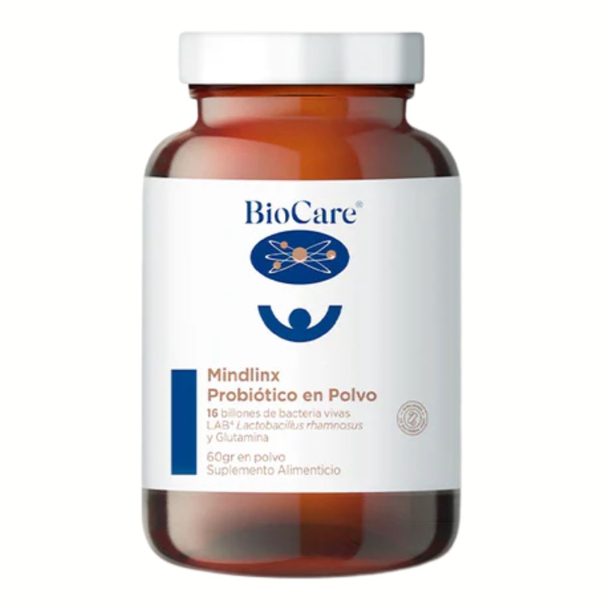Biocare Mindlinx Probiótico en polvo con Glutamina1