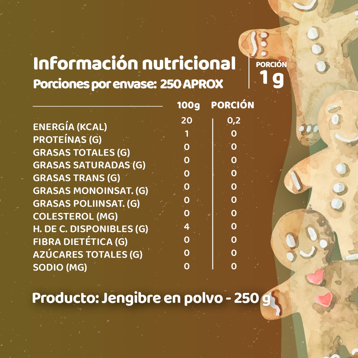 Jengibre en Polvo 250 g2