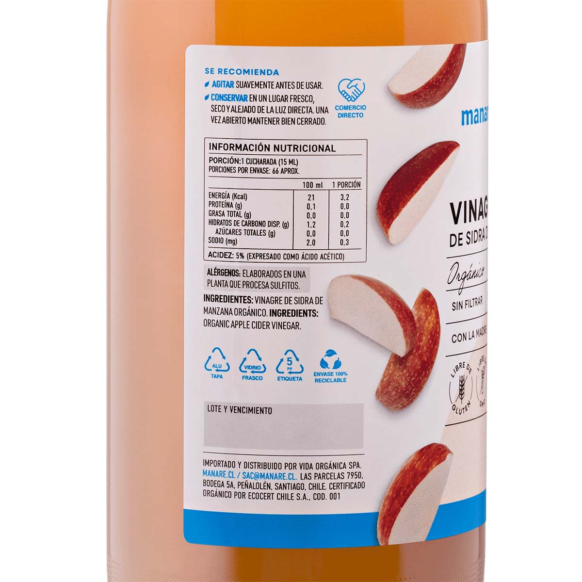 Vinagre de Manzana Organico2