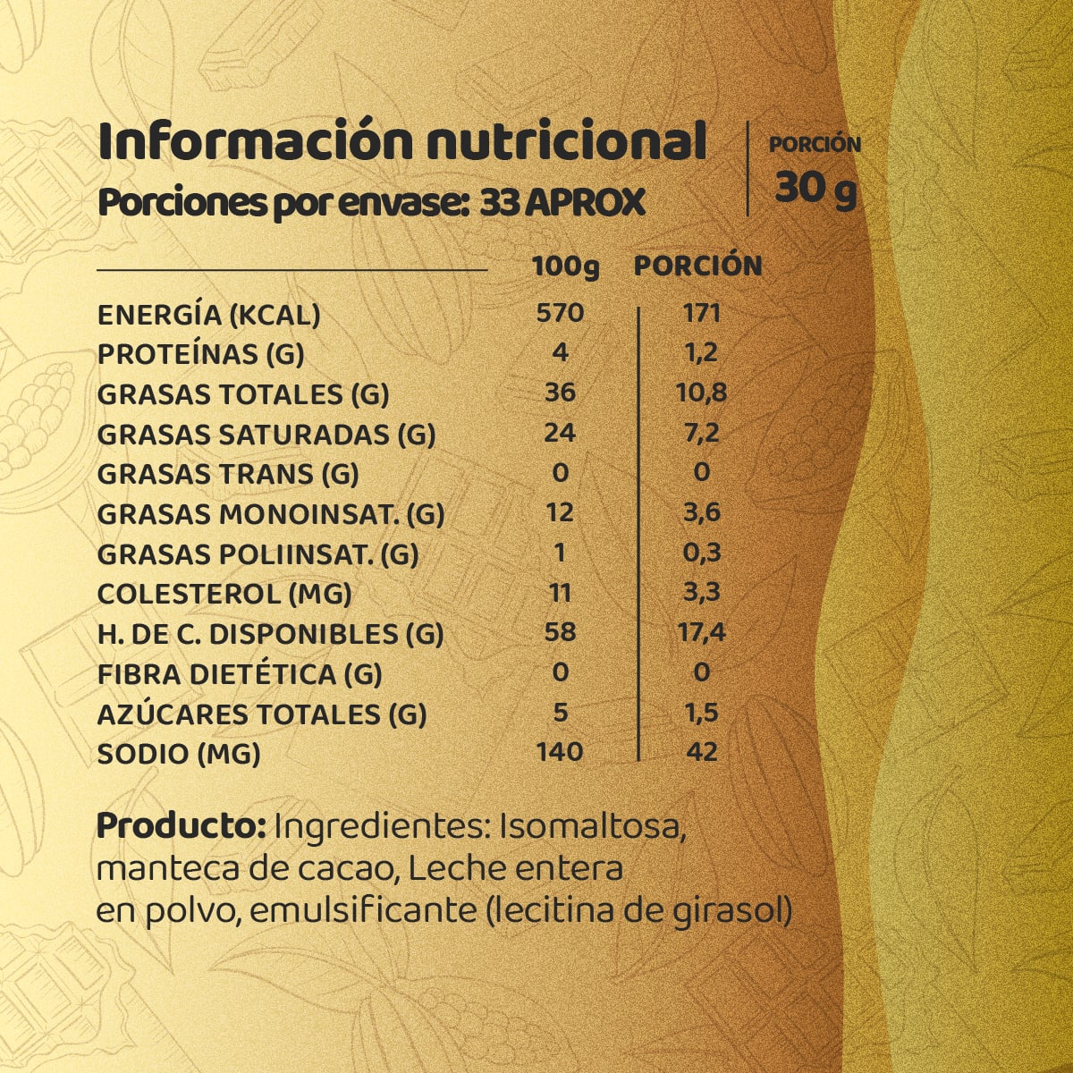 Cobertura de Chocolate Blanco Sin Azucar2