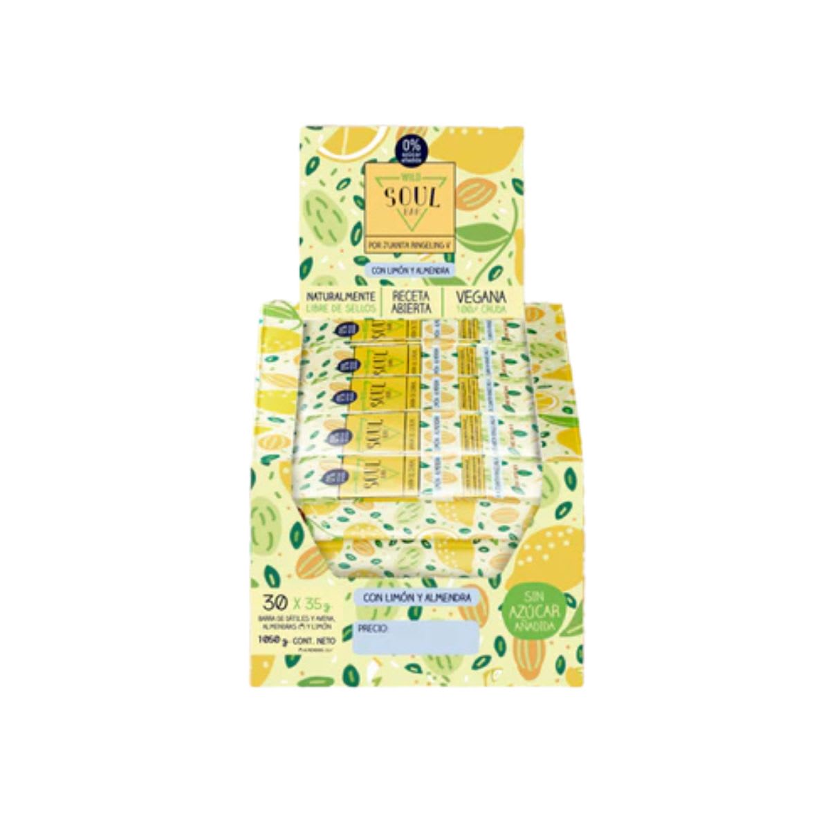 Wild Soul Barrita Limon 35 g X 30 UN1