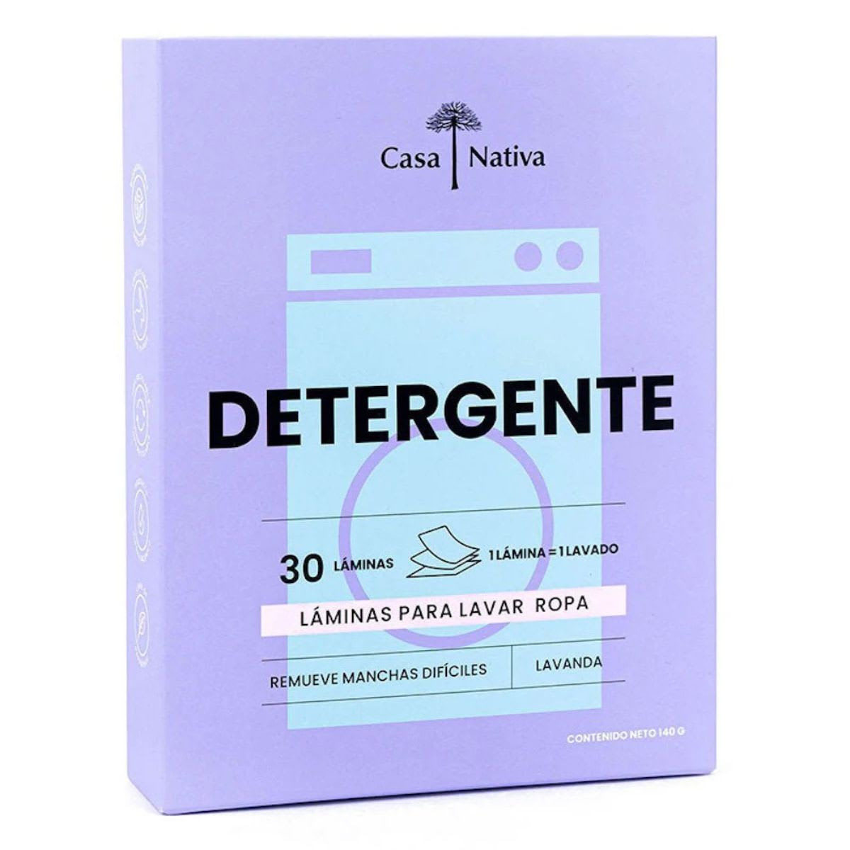 Casa Nativa Detergente en Laminas Lavanda1