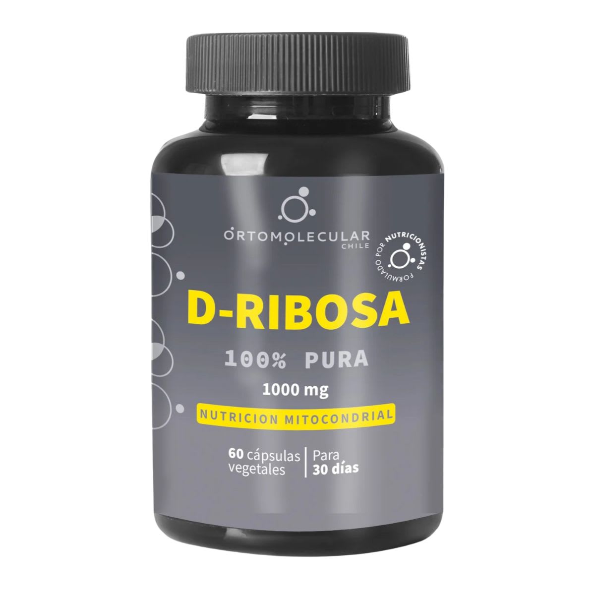 Ortomolecular D-Ribosa 1000 mg 60 caps1