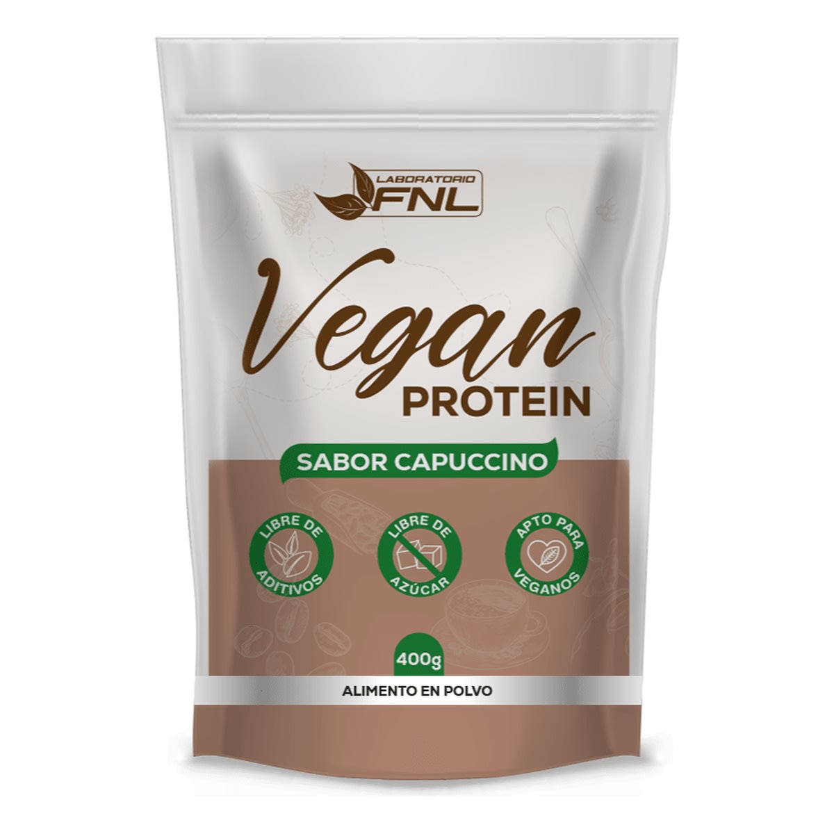 FNL Vegan Protein Sabor Capuccino 24g Proteina1