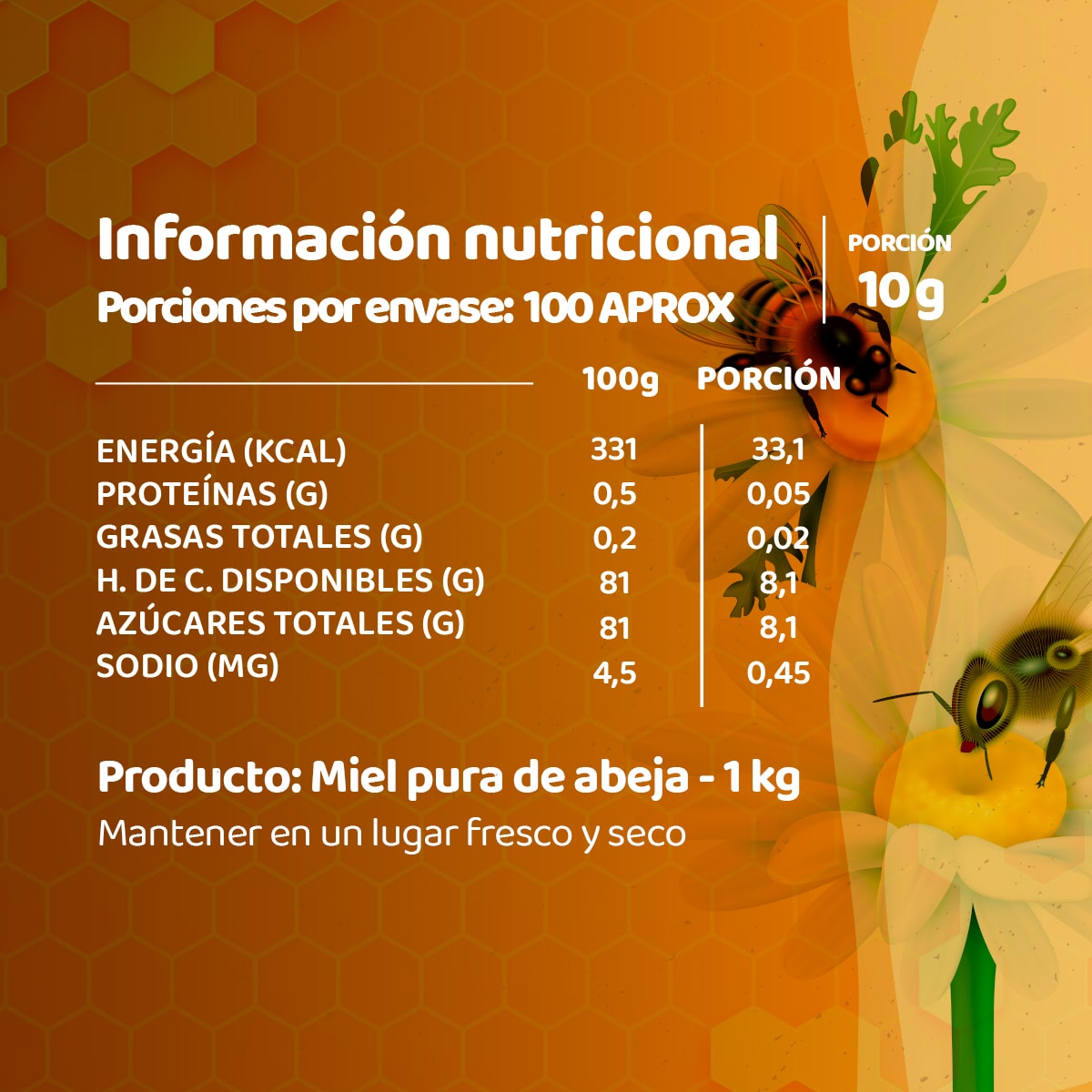 Miel de Abeja Pura Multifloral2