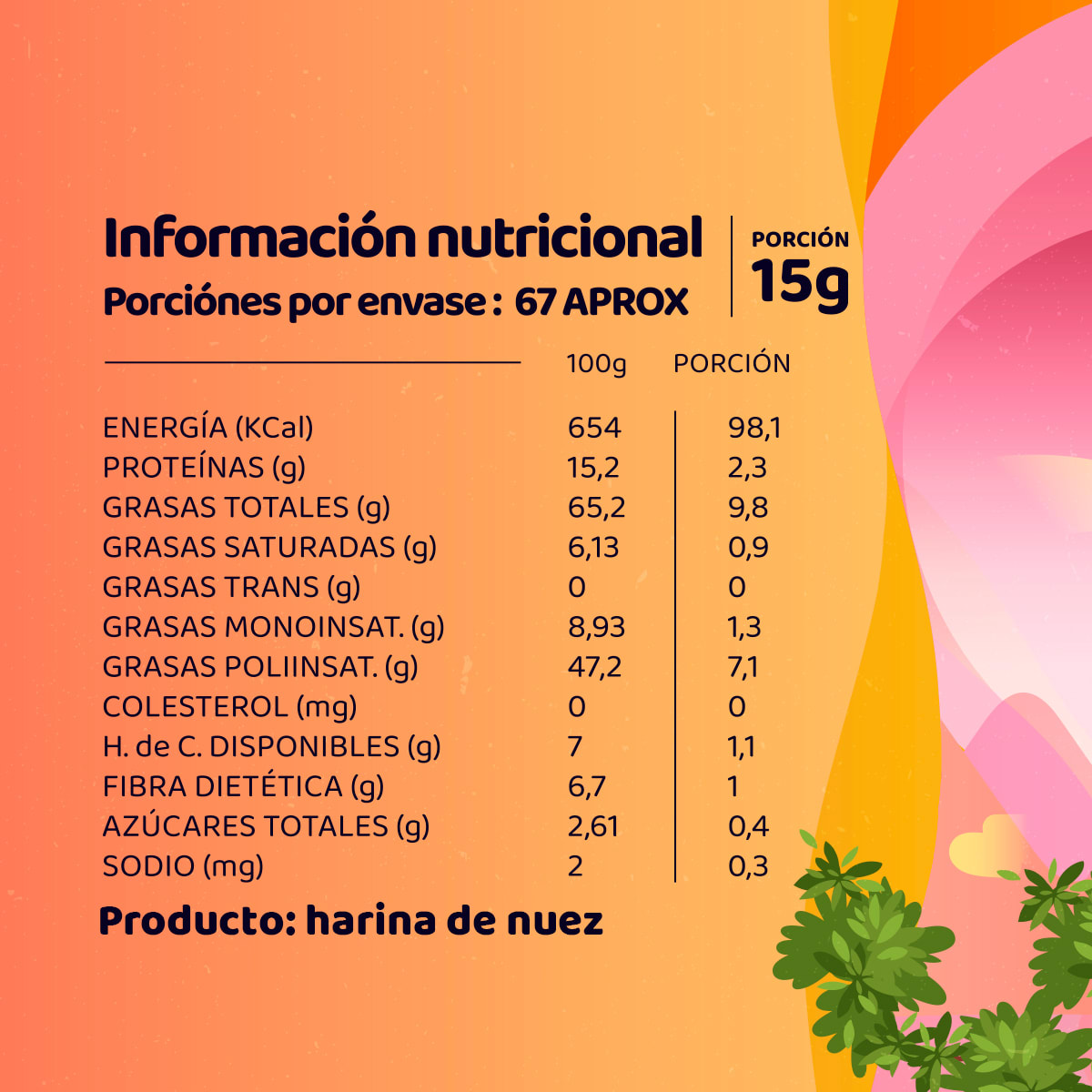 Harina de Almendras con piel + Harina de Nuez 2 x 1 Kg2
