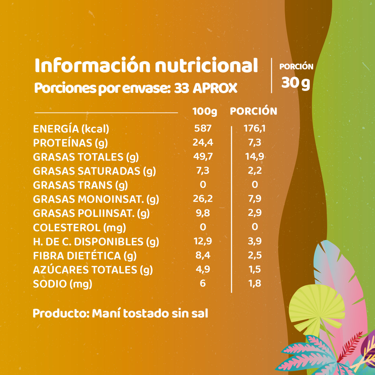 Maní Tostado Sin Sal2