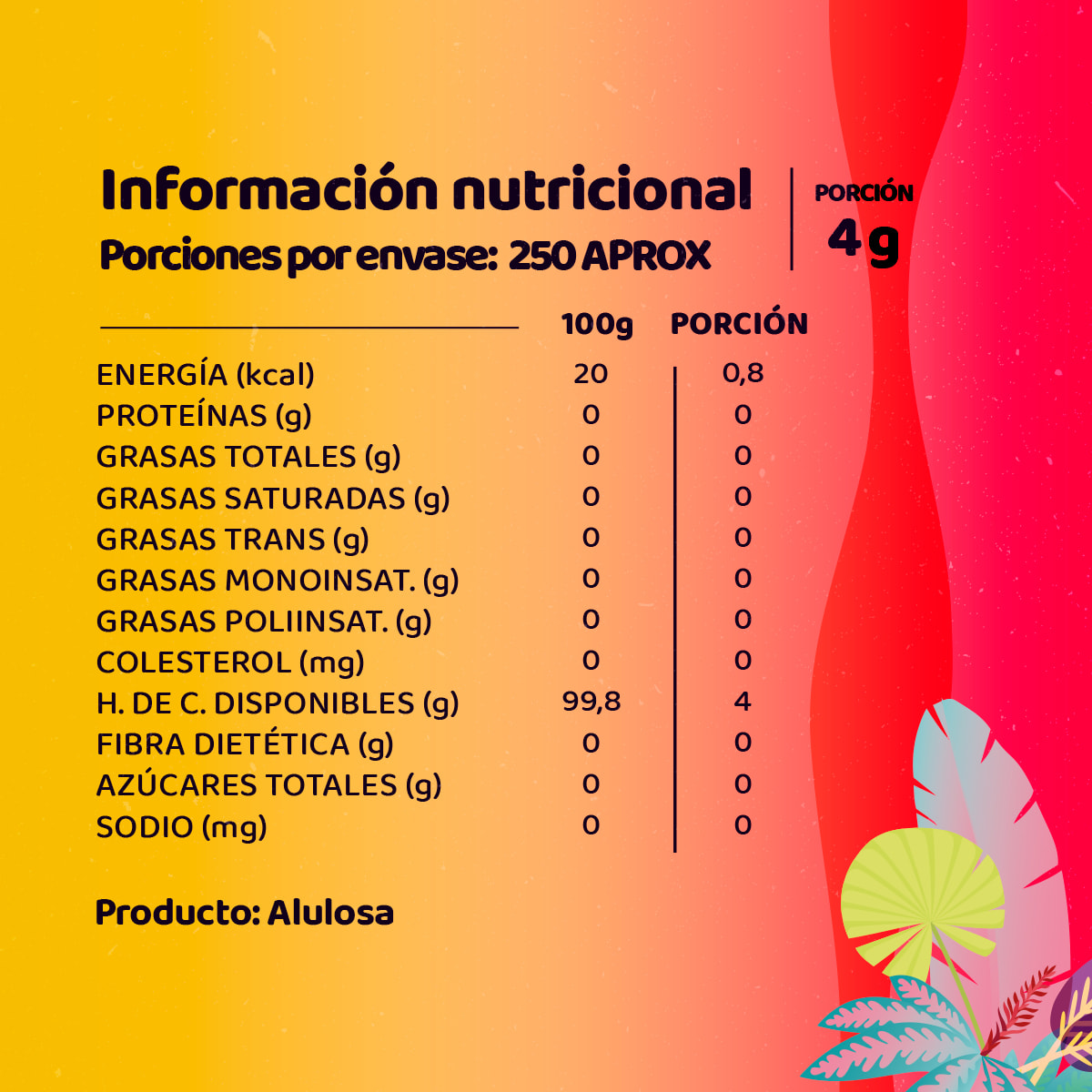 Alulosa para reposteria 1 Kg2