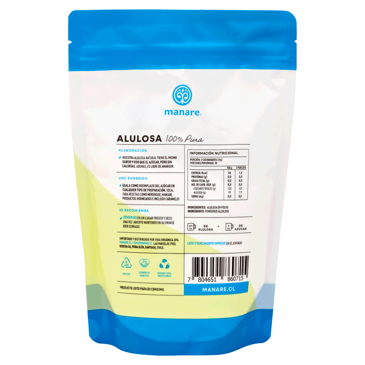 Manare Alulosa 400g2