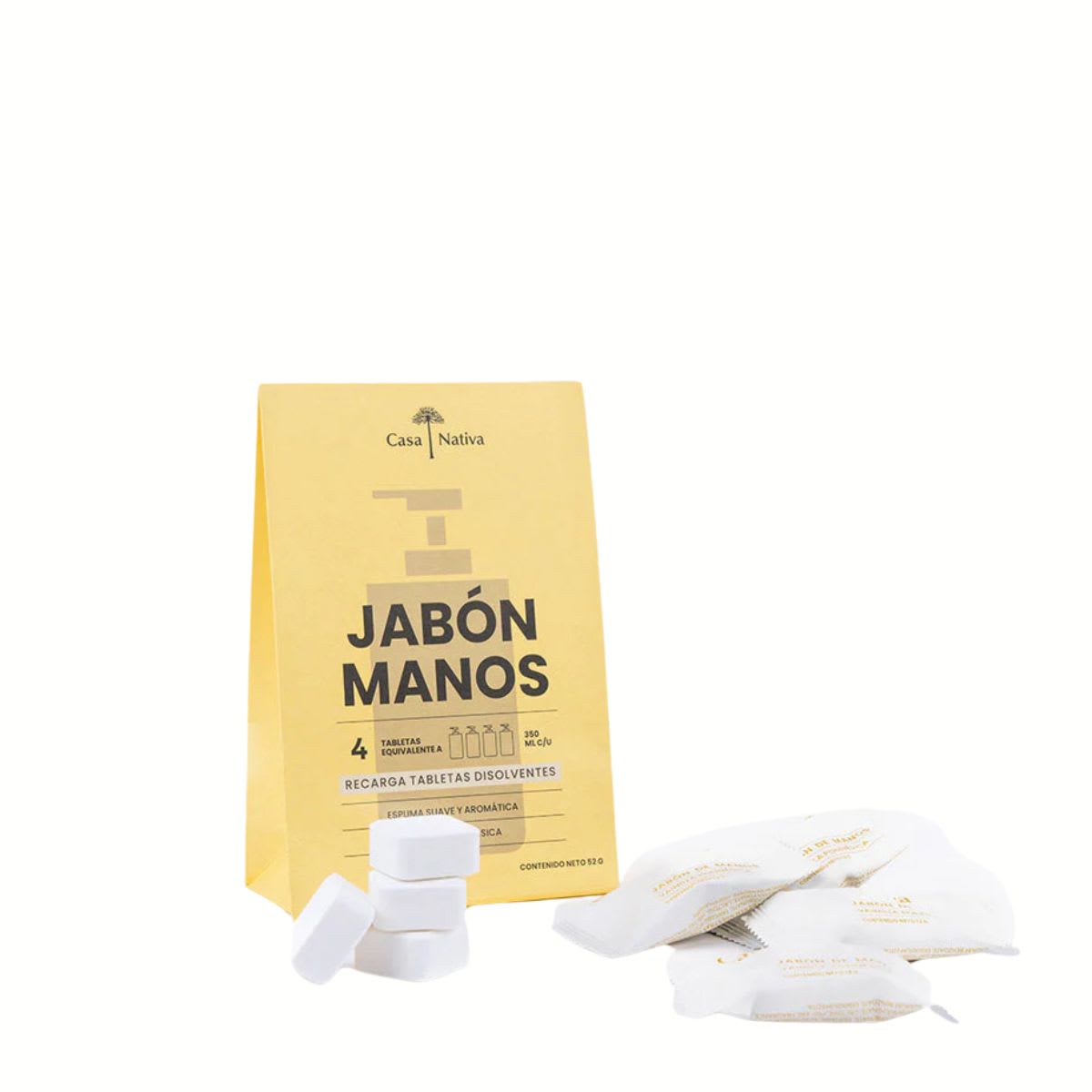 Casa Nativa Recarga Jabon de Manos Espuma Vainilla Polinesica1