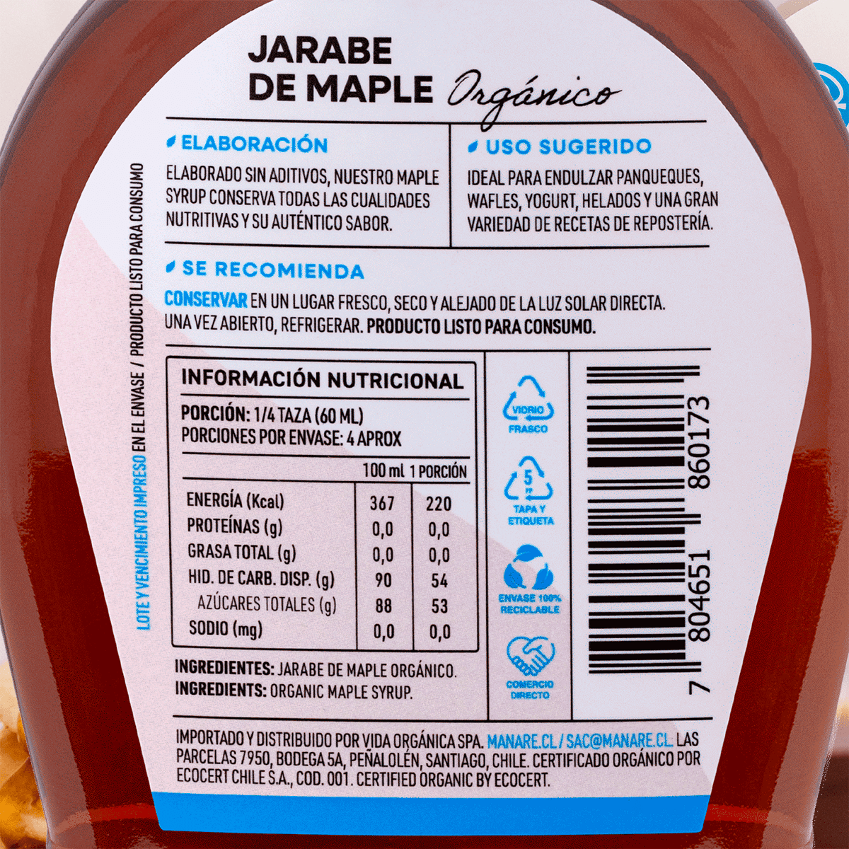 Jarabe de Maple Organico2