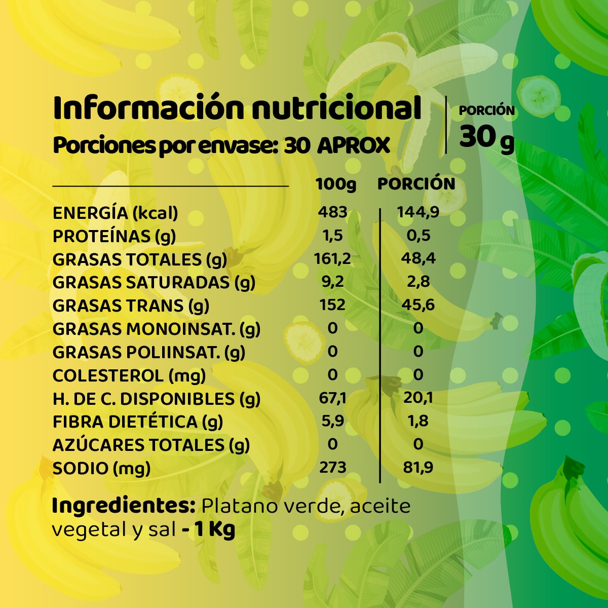 Platano Verde Tajada Salada9