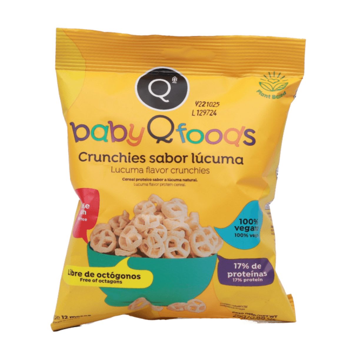 Baby Q Foods Crunchies Sabor Lucuma 25g1