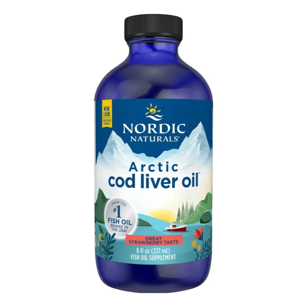 Nordic Naturals Artic Cod Aceite de Higado de Bacalao Frutilla 1060 mg1