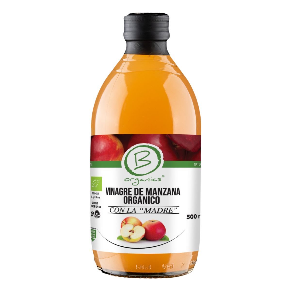Be Organics Vinagre de Manzana Organico2