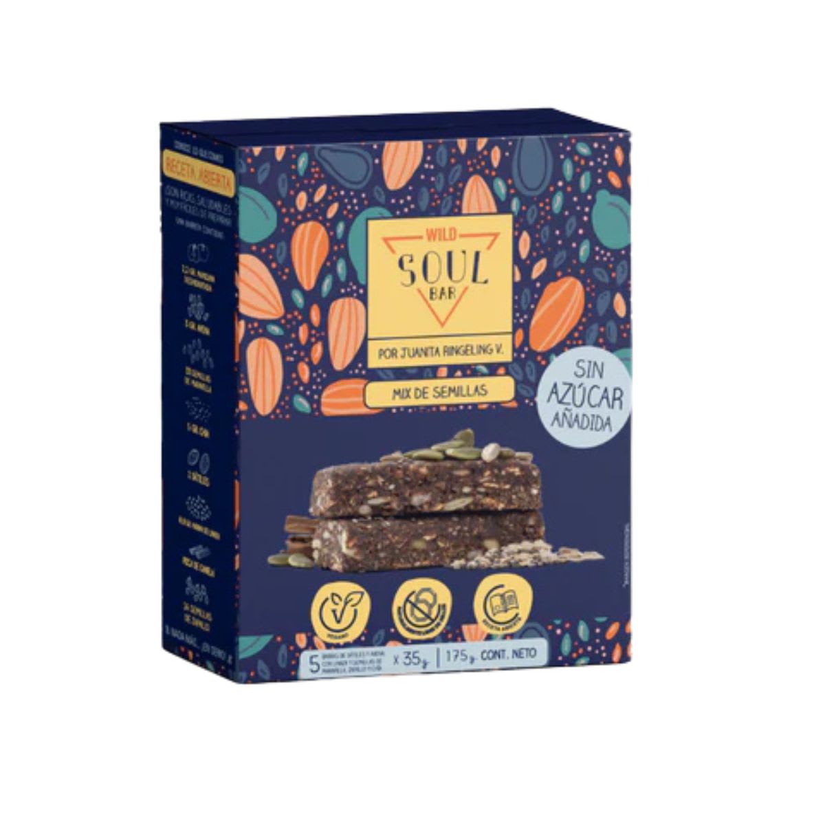 Wild Soul Barrita Semillas Ancestrales 35 g X 5 UN1