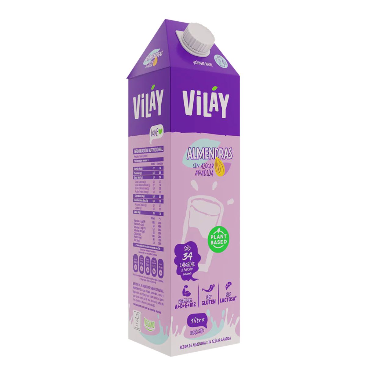 Vilay Bebida de Almendras Sin Azucar2