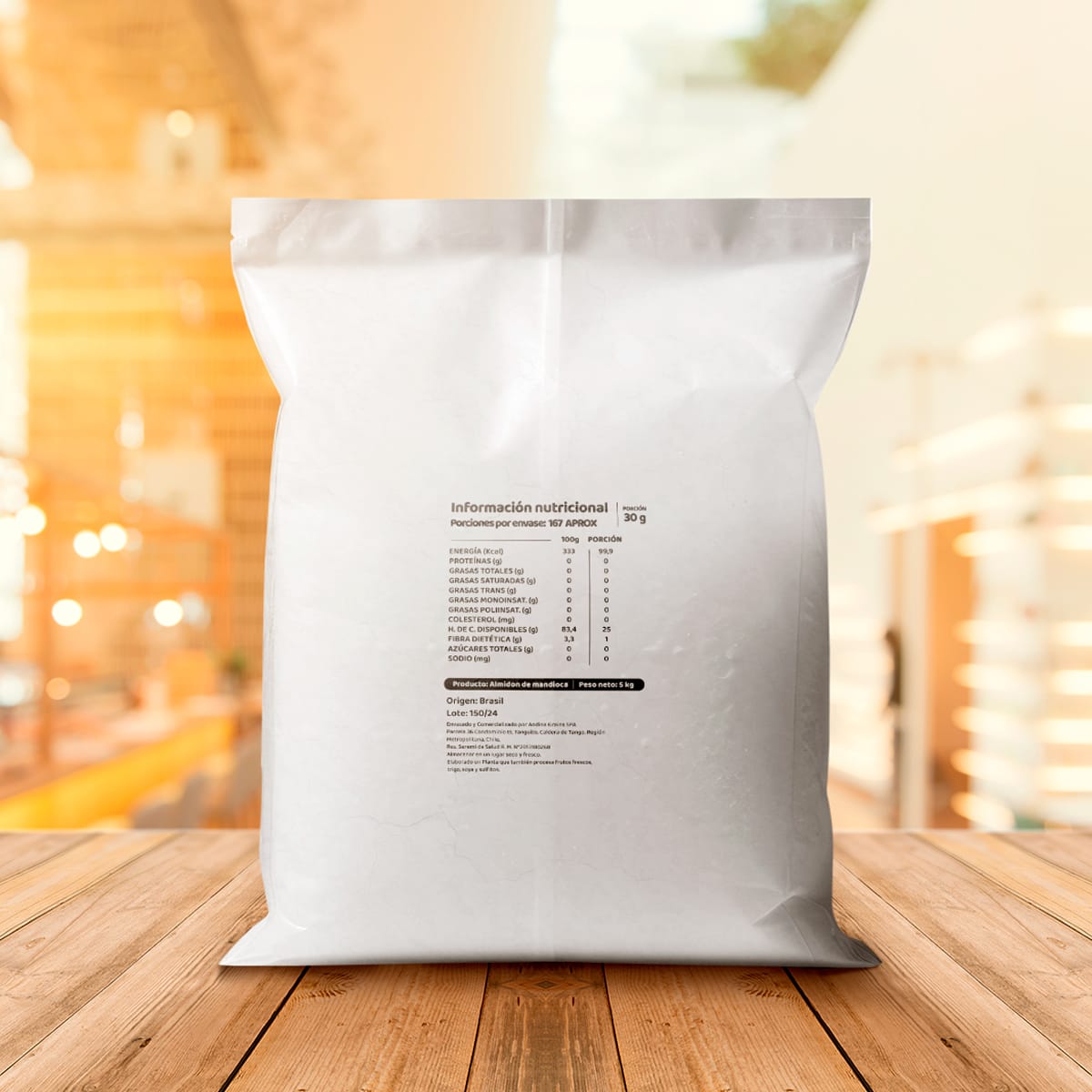 Almidón De Mandioca Bolsa 5 Kg3