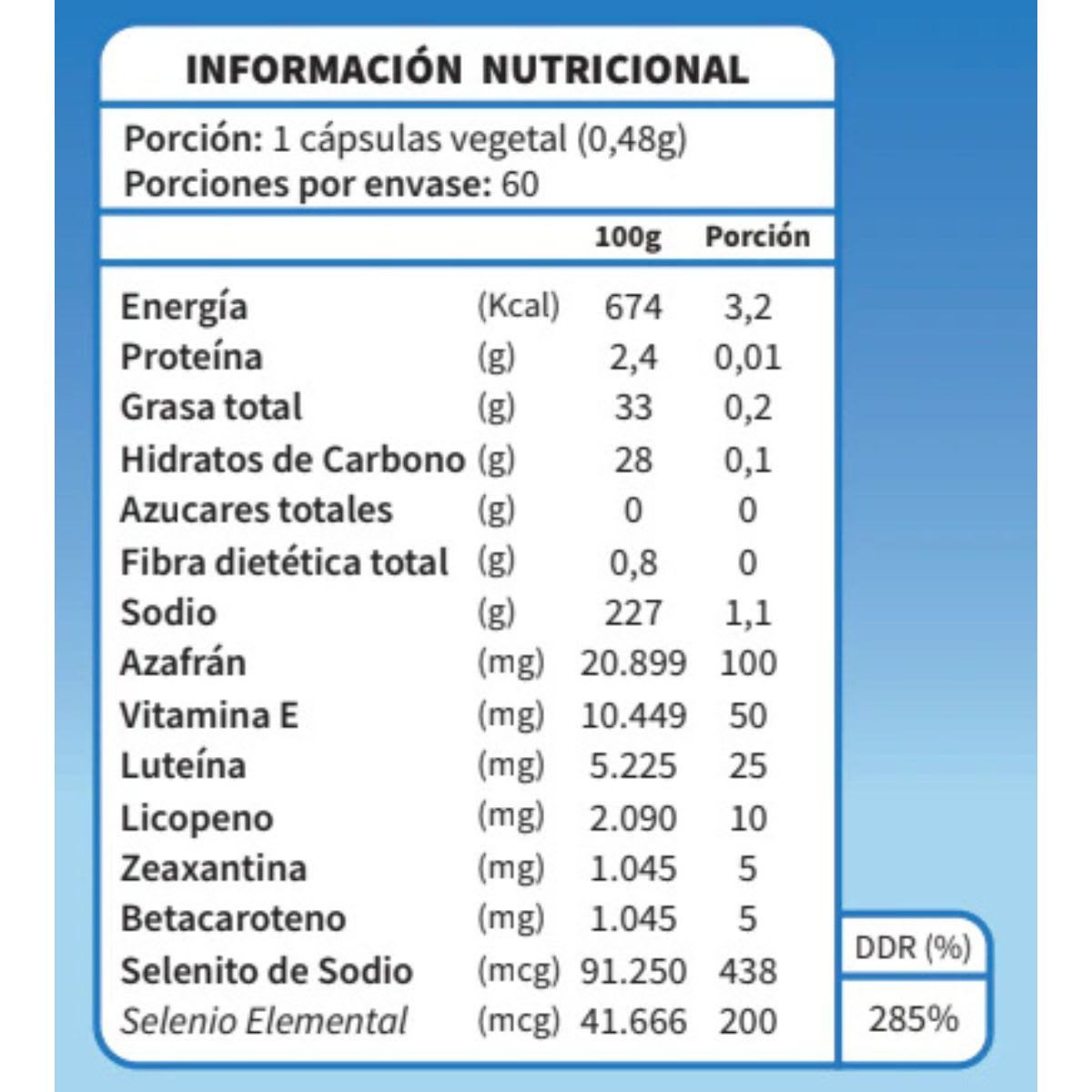 Ortomolecular Ultra Vision 399 mg 60 caps2