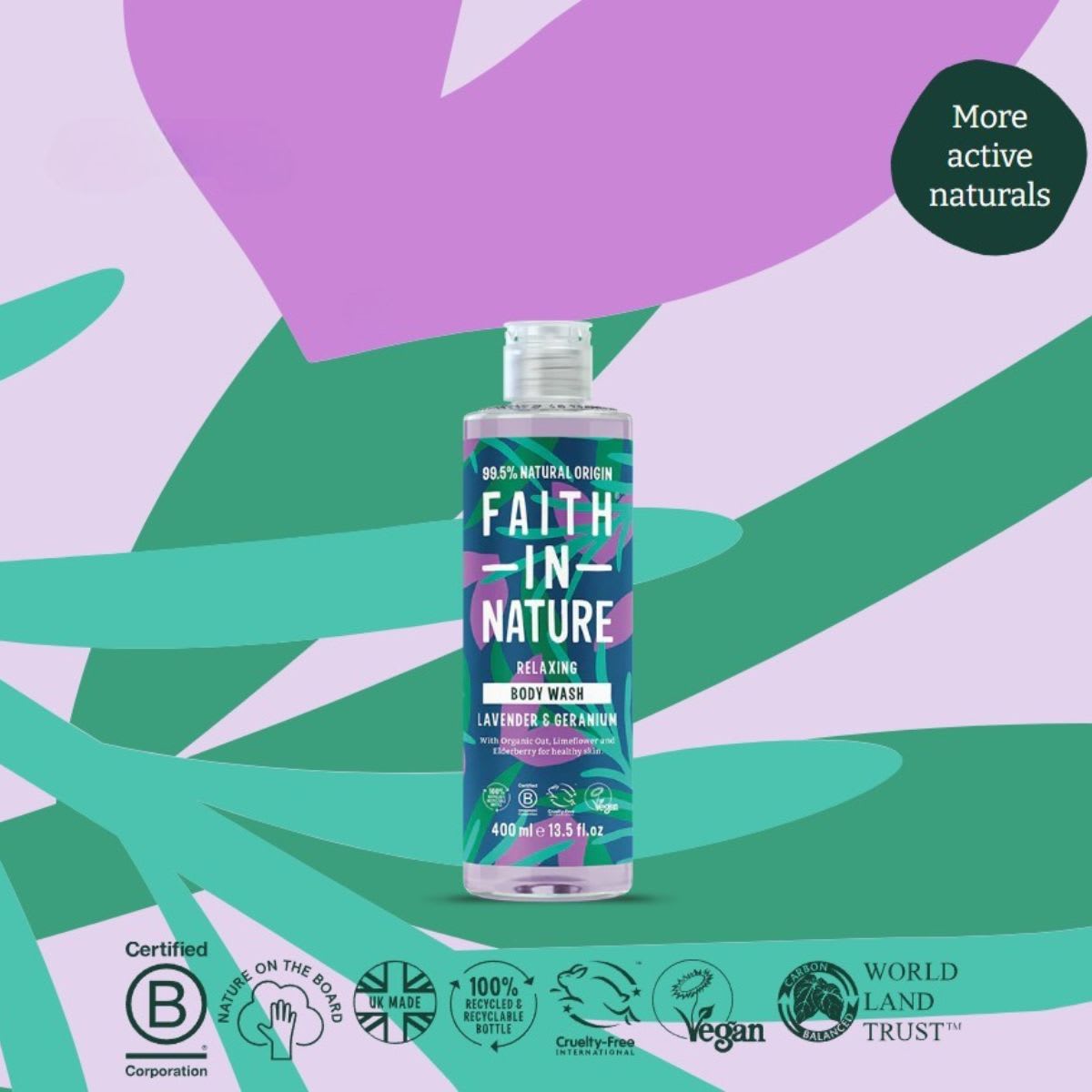 Faith In Nature Gel de Ducha Lavanda y Geranio2