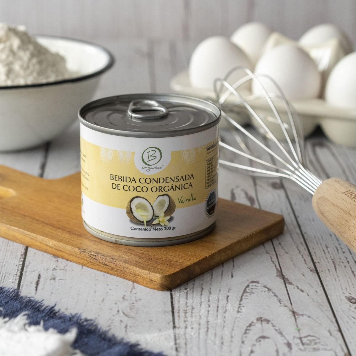 Bebida Condensada de Coco Vainilla Be Organics 200 g2