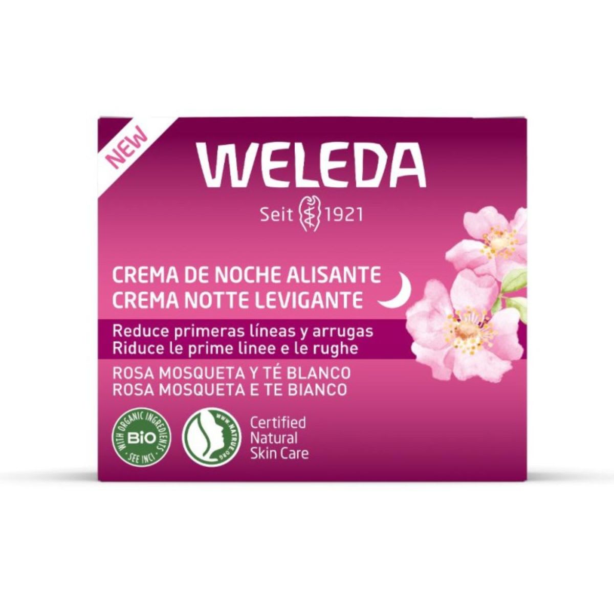 Weleda Rosa Mosqueta Crema de Noche Alisante Facial +302