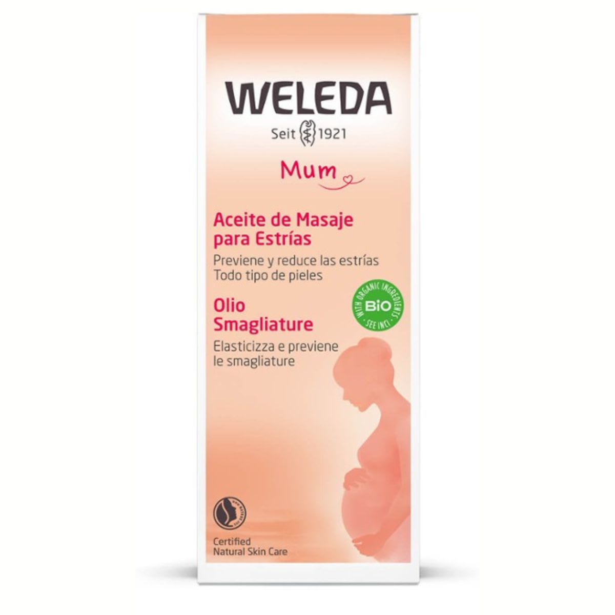 Weleda Aceite de Masajes para Estrias2