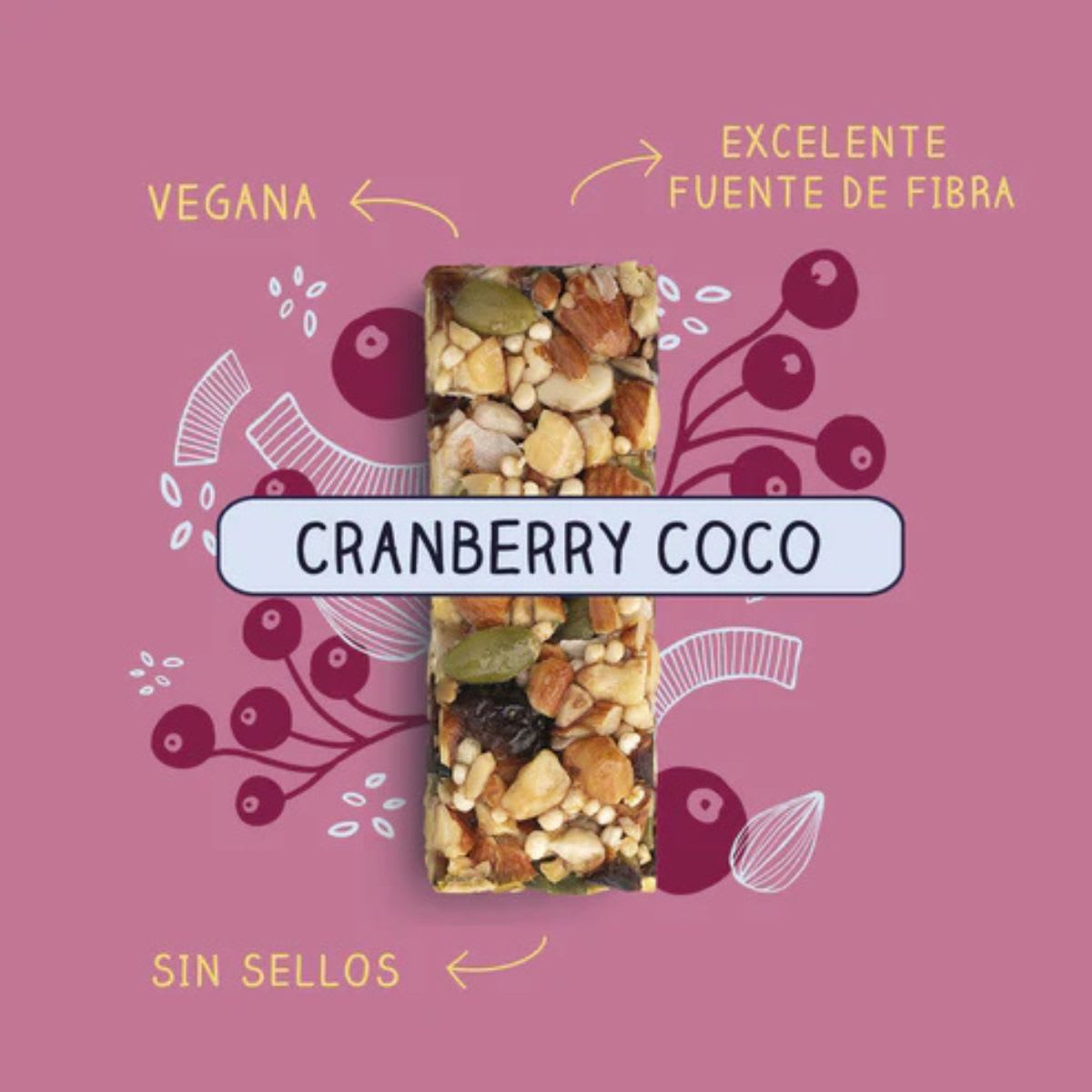 Wild Soul Barrita Nut Cranberries 30 g X 16 UN2